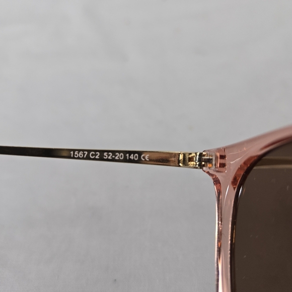 Sungait 1567 Sunglasses Pink With Gold Ear Pieces 52-20-140 Womens - Picture 5 of 9